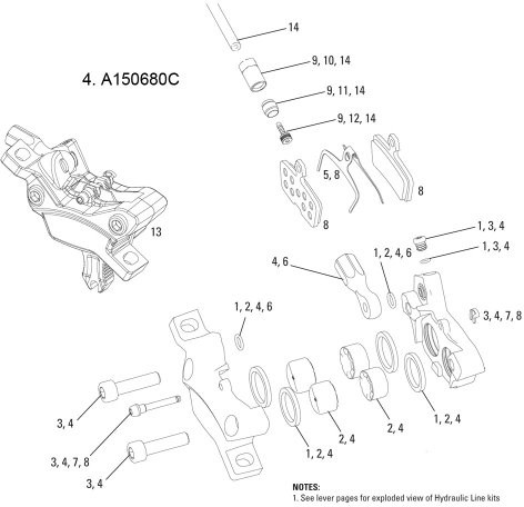 Avid Hamulce hamulce tarczowe ,11.5015.068.040 A150680C