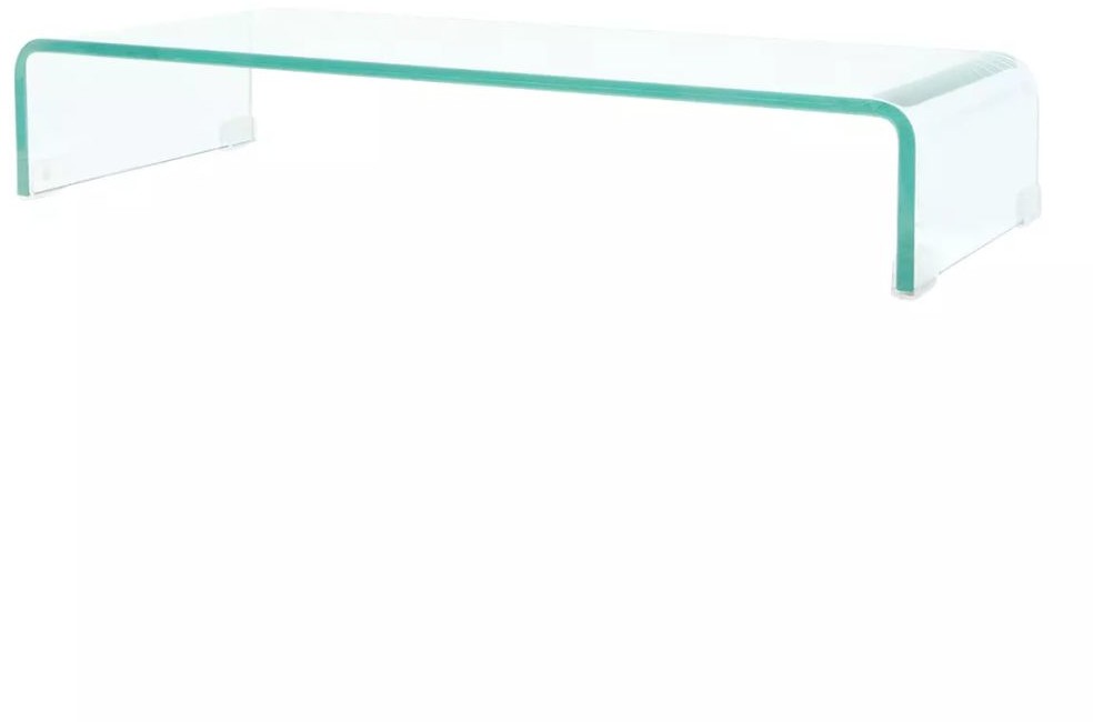 Podstawka pod monitor / telewizor szklana 80x30x13 cm