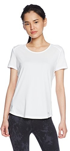 Under Armour koszulka damska Speed Stride Short Sleeve z krótkim rękawem, biały, XS 1306666-100