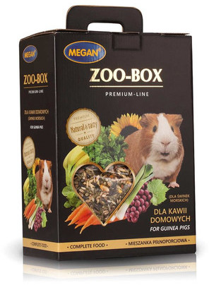 Megan Zoo-Box dla świnek morskich 4x550g mieszanka pełnoporcjowa