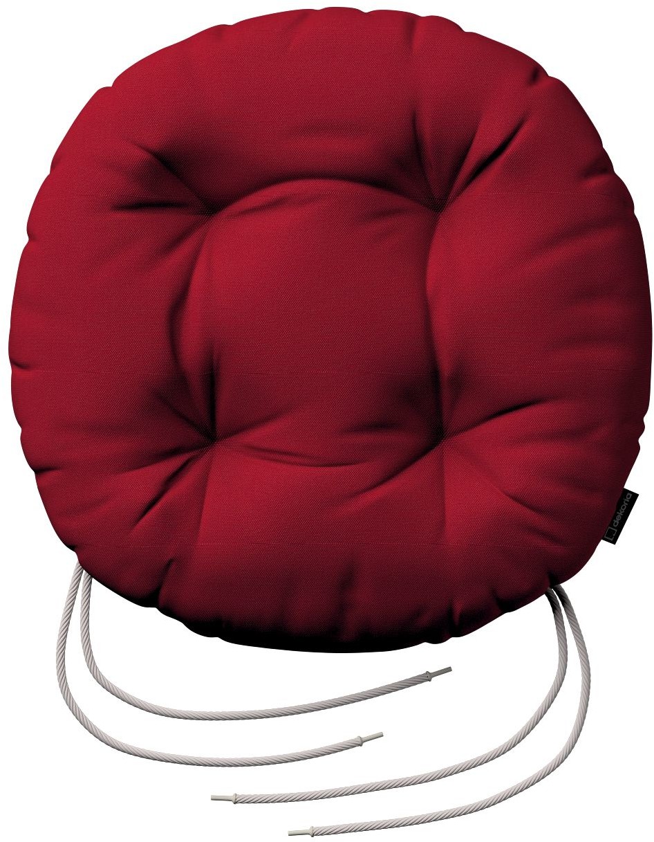 Dekoria Siedzisko Adam na krzesło czerwony fi 37 × 8 cm Etna 1410-705-60