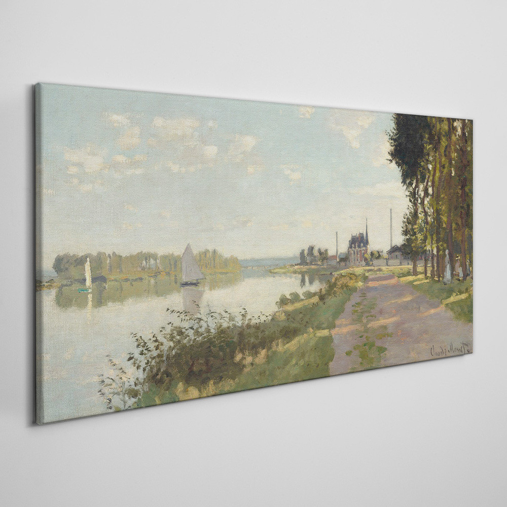 PL Coloray Obraz Canvas Promenada w Argenteuil Monet 140x70cm