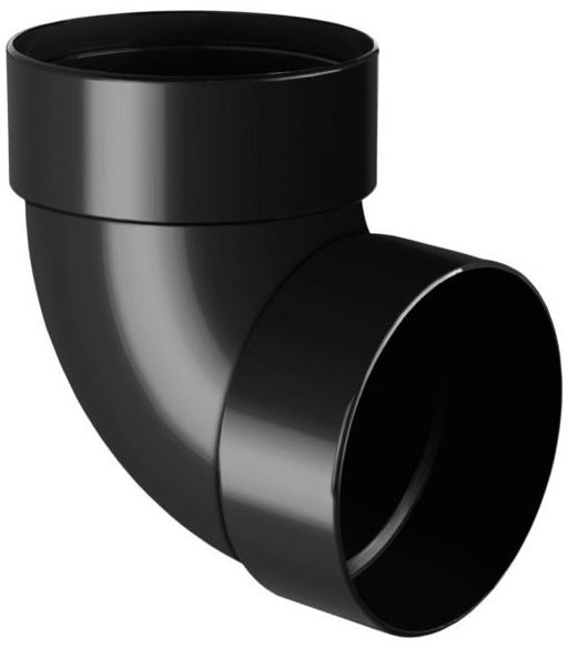 Kolanko podwójne 75 mm KAT-87 Grafit