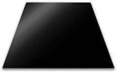 Pebbly pebbly 99  14ppmid płyta ochronna płyta kuchenna, szkło hartowane czarna 50 x 28 cm 99-14PPMID