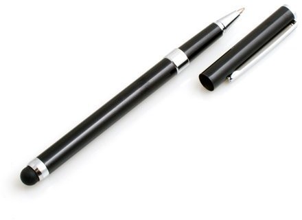 System-S 2 in 1 rysik Stylus Touch Pen ochraniacz na rysik do ekranów dotykowych i długopis w kolorze czarnym do smartfona, tablet PC, akcesoria do telefonów komórkowych/PDA/ 36722560