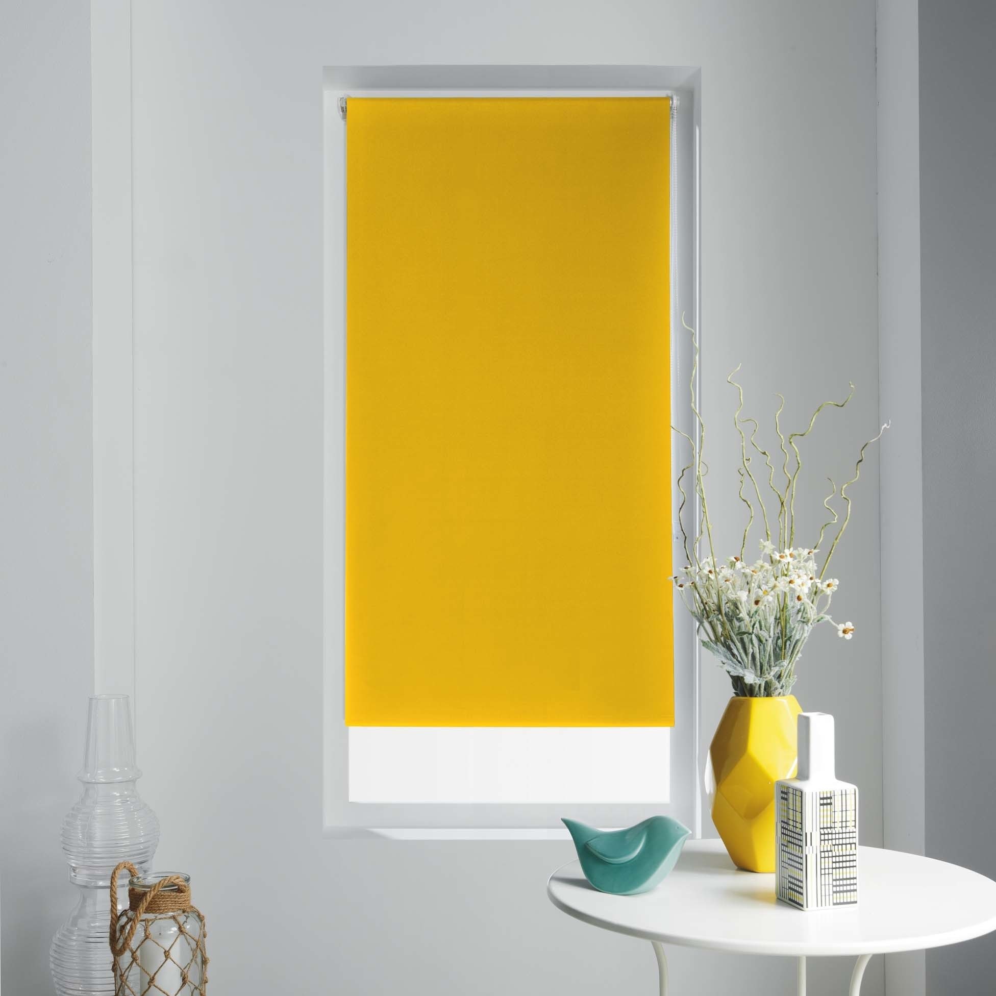 Douceur d'intérieur Douceur dintérieur Roleta okienna OCCULT 45 x 180 cm żółta 1950056