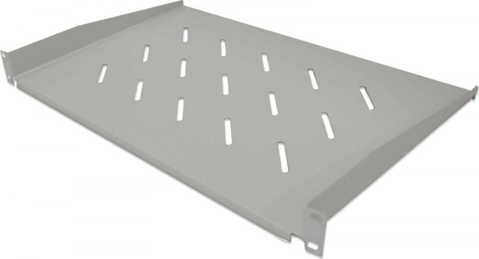 Intellinet Network Solutions Półka 1U 300mm Rack 19 2 pkt mocowania perforowana szara 714990