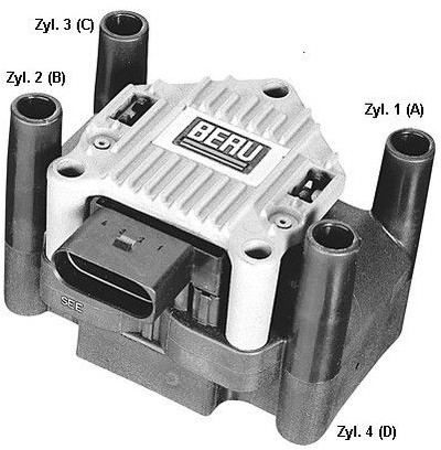 Zdjęcia - Pozostała elektryka samochodowa BERU Cewka zapłonowa Borgwarner  ZSE003 