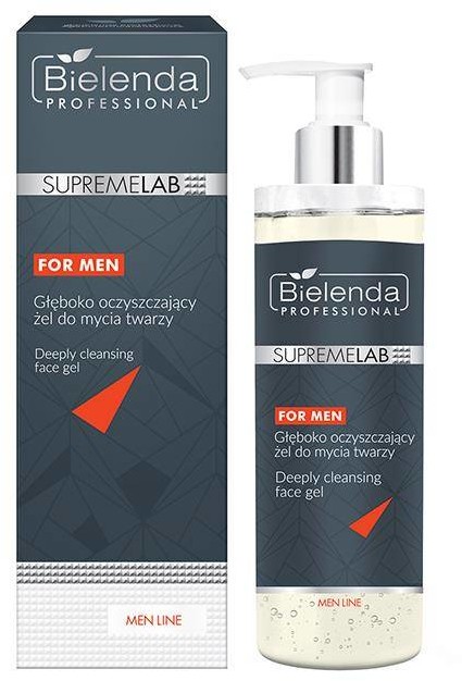 BIELENDA PROFESSIONAL Bielenda men line głęboko oczyszczający żel do mycia twarzy 200g P135073