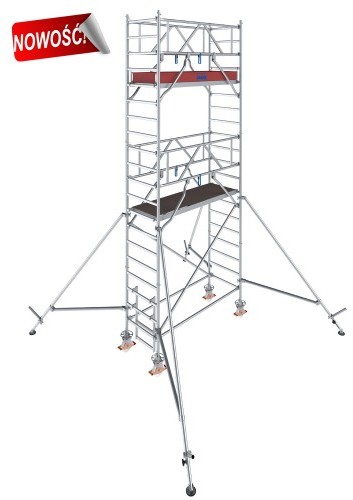 Krause Rusztowanie - STABILO 1000 2,5 x 0,75m, wys.rob. 6,30m (777034)