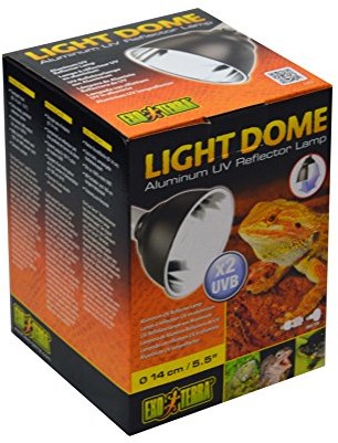 Exo Terra Light Dome reflektor UV z aluminium, 14 cm, wielokolorowa PT2055