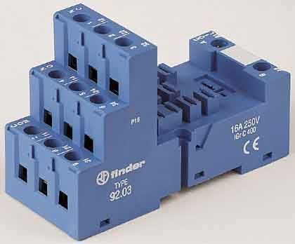 Gniazdo do serii 62 do szyny DIN 92-03SMA 9203SMA