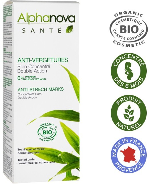 Alphanova Sante Sante, Naturalny Krem Przeciw Rozstępom, 150 ml 3760075070212