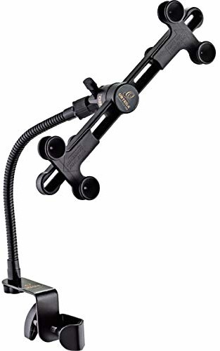 Ortega Guitars ORTEGA Deluxe tablet z gęsią szyją i zacisk - czarny (OTBH-DLX) OTBH-DLX