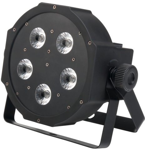 Showlite FLP-5 x 8 W RGBW Flatline panel świetlny (oświetlenie dyskotekowe, sterowanie DMX, automatyczne sterowanie muzyką) 00033062