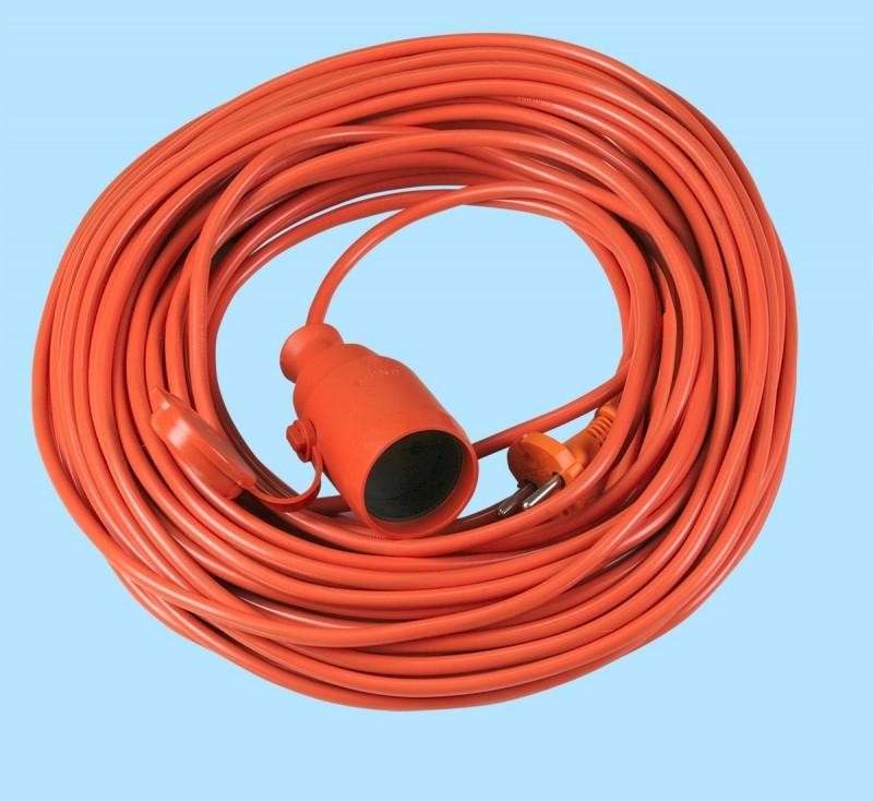 Abex Przedłużacz ogrodowy PS-H1 H05VV-F 2x1mm 20m PO-ST/20M/2X1