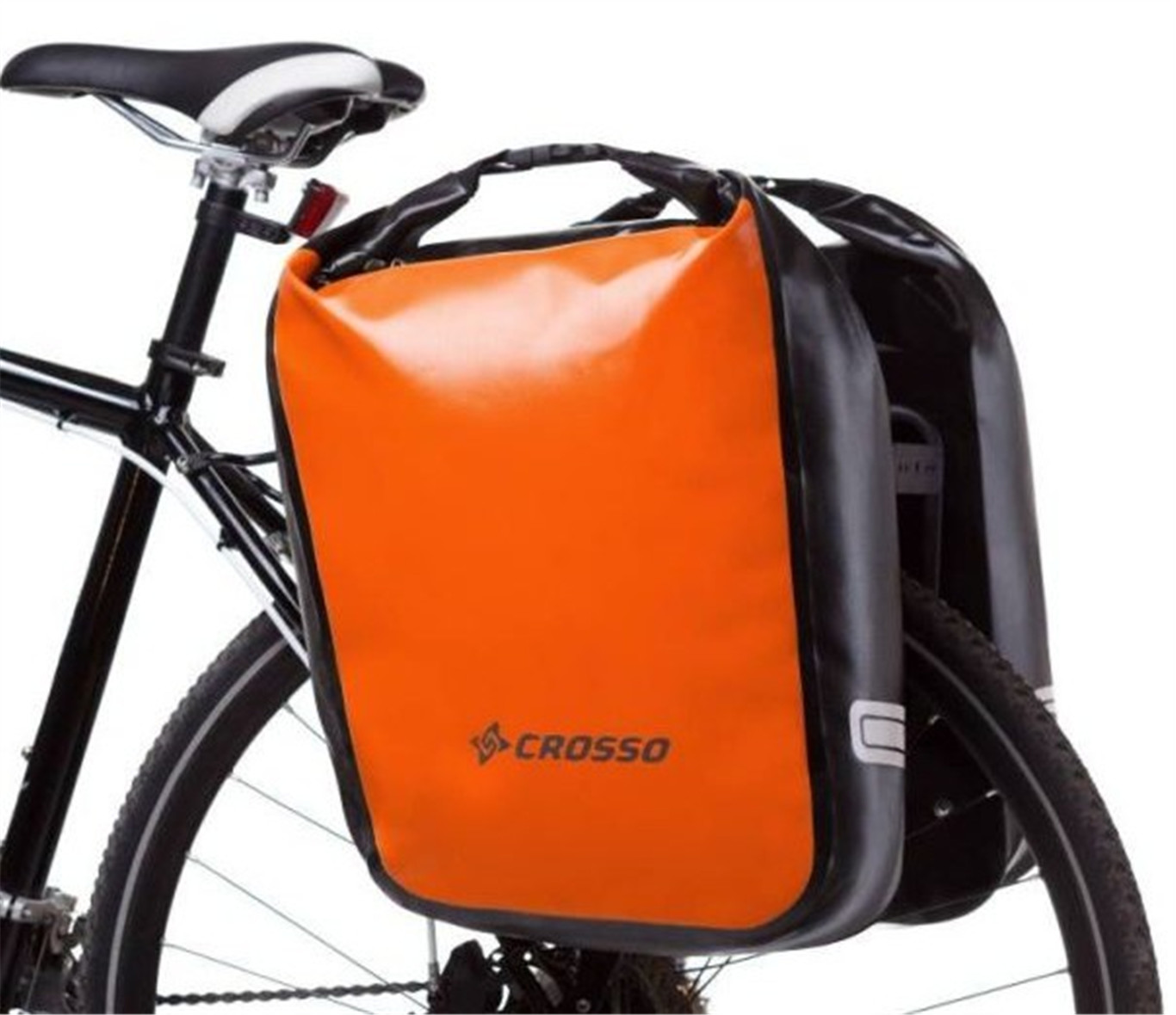 Crosso Sakwy Dry Big pomarańczowy / Montaż: tył / Pojemność: 60 L CO1009.60.84