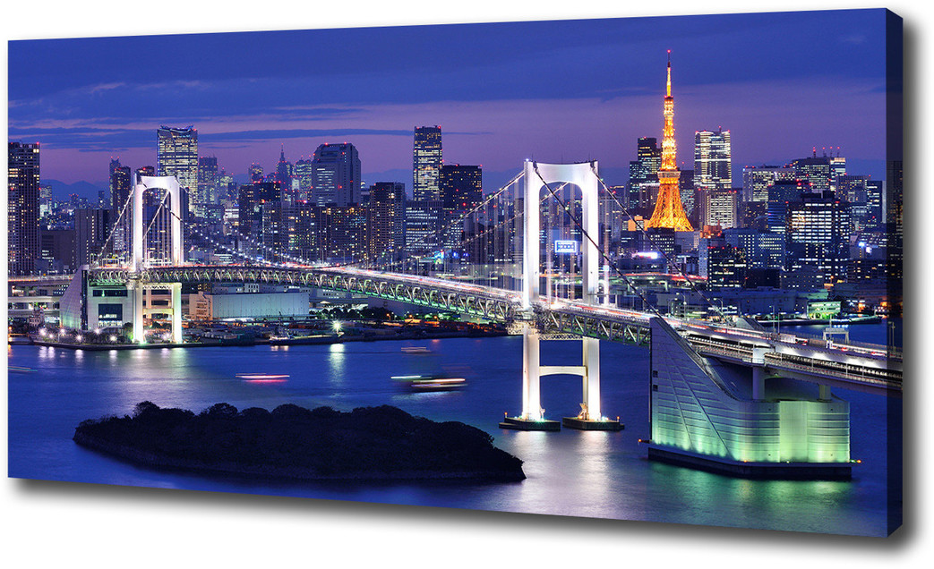 Duży Foto obraz na płótnie Most w Tokio