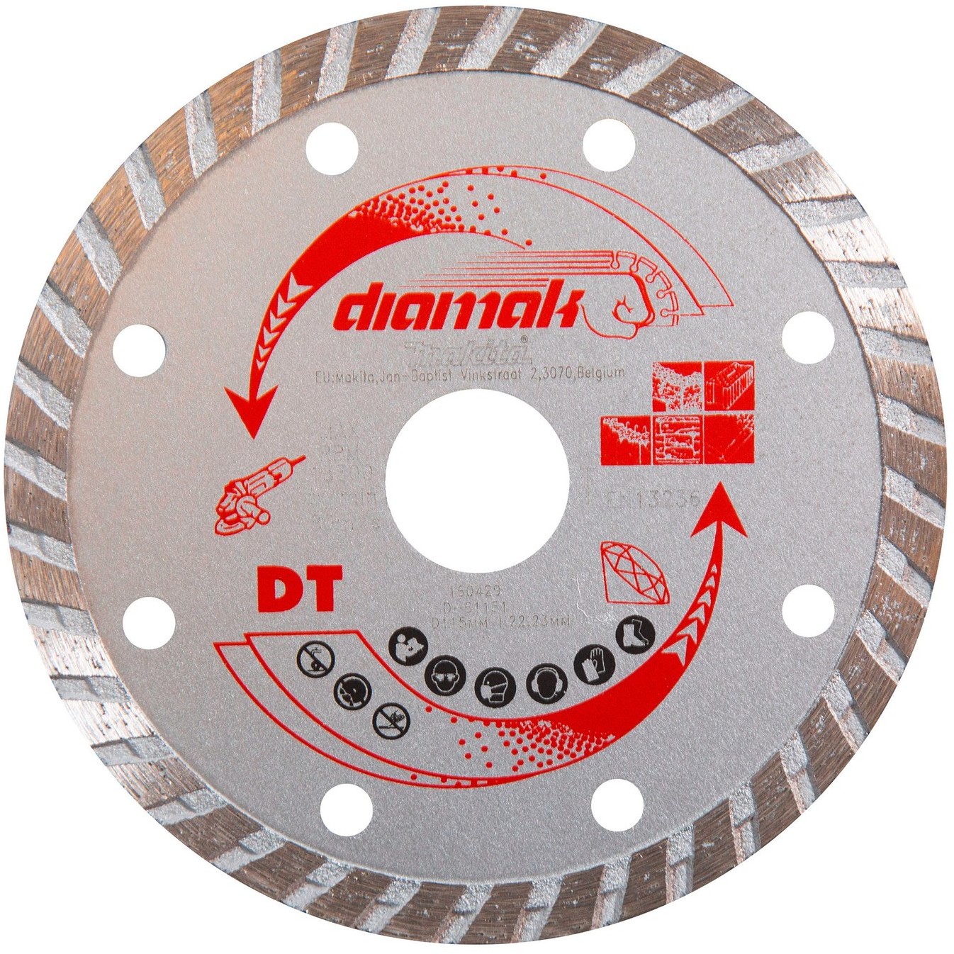 MAKITA Tarcza diamentowa turbo 115 mm