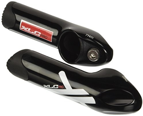 XLC Barends proste BE-A13 kute aluminium 80 MM długość, czarny, 80 mm 2501573700_80 mm