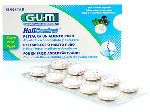 GUM GUM Halicontrol - do ssania przeciw nieświeżemu oddechowi z ust (halita), 10 szt 3060