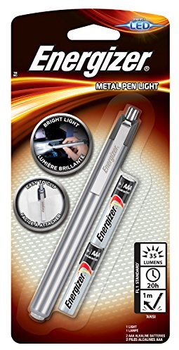 Energizer e301002400 Metal Penlight, w zestawie 2 X AAA, 35 lumenów S3819