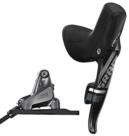 Sram sterownicza jednostka Force 22 znacznym hamulce tarczowe z tyłu hamulcowe w Flat Mount hamulec/Dźwignia hamulca, czarna, 1800 MM 00.7018.148.005