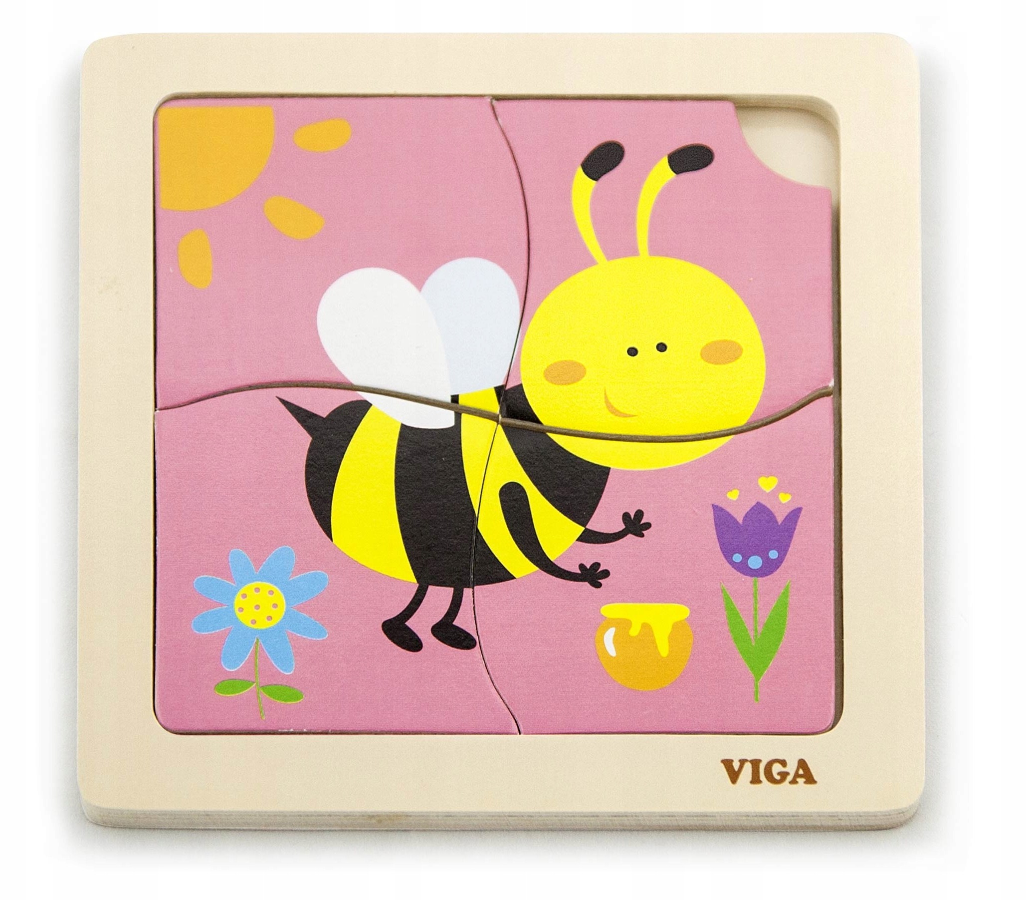 Viga 50138 Puzzle na podkładce - Pszczółka