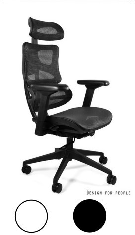 Unique Fotel obrotowy Ergotech nylonowa podstawa U-ErgNYL