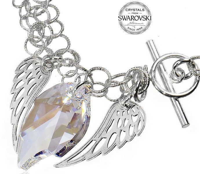Swarovski Arande bransoletka ANGEL WING SREBRO CERTYFIKAT 700276