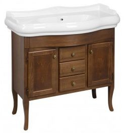 Sapho RETRO szafka umywalkowa 89x80x48cm, buk 1620