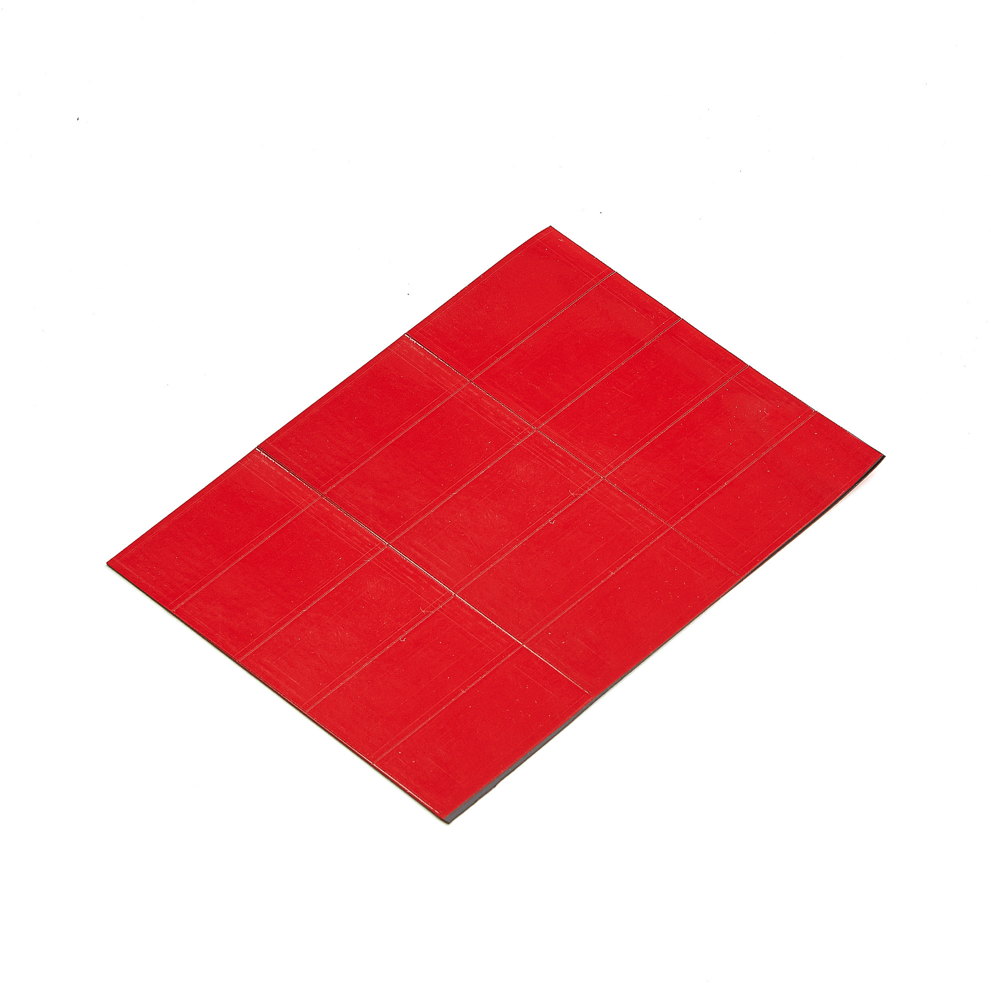 AJ Produkty Paski magnetyczne, 22x50 mm, czerwony