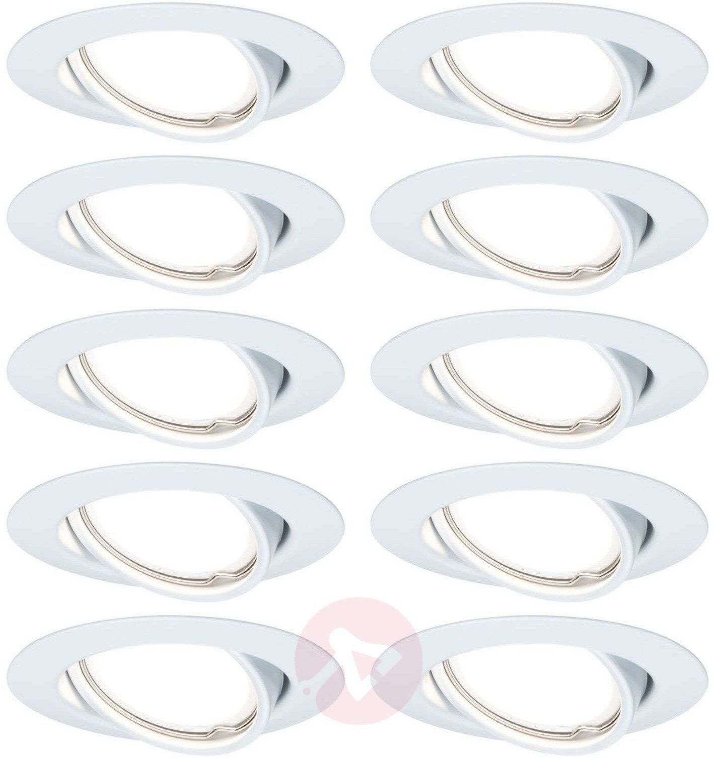 Paulmann Base spot wpuszczany zestaw 10szt. biały