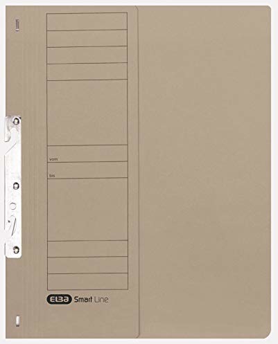 Elba 100551894 skoroszyt z zaszyciem handlowym, 250 g/m, kolor szary 100551894