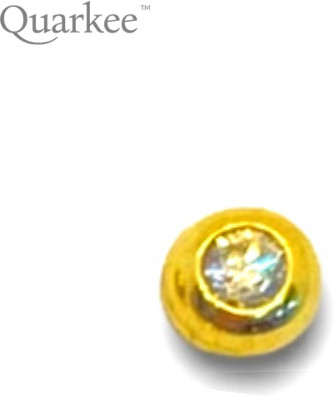 Quarkee Quarkee 22K Gold Round with Diamond 0,02 ct / Kółko z diamentem 0,02 ct
