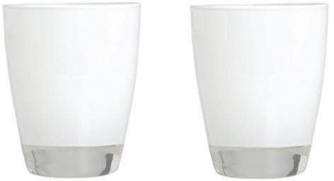 Excelsa Happy Color opakowanie 2 szklanki, szkło, biały, 8 x 8 x 10 cm 49694