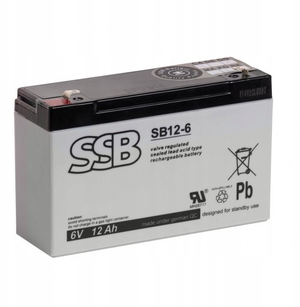 SSB Akumulator Battery Sb 12-6V