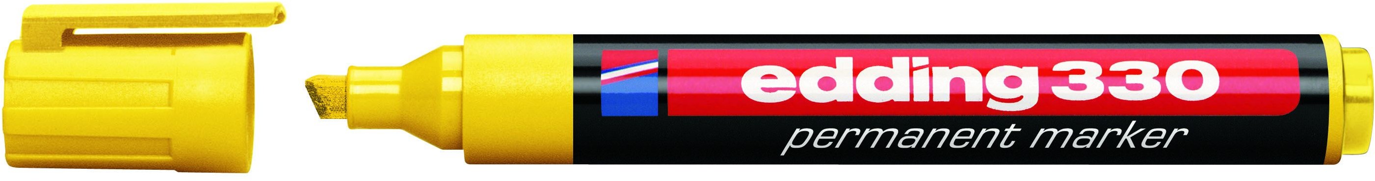 Edding Marker permanentny 330 - żółty 330/005/Z