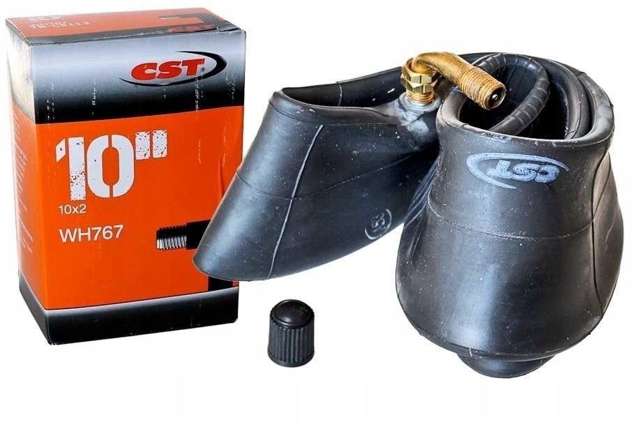 CST Dętka TB-CS113 10x2,0 Gięty Zawór Av Do Wózka