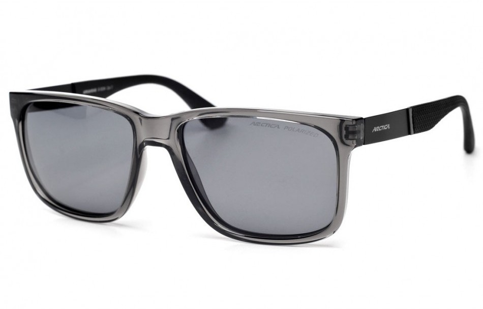 Arctica Okulary S-323A polaryzacyjne szare transparentne S-323A