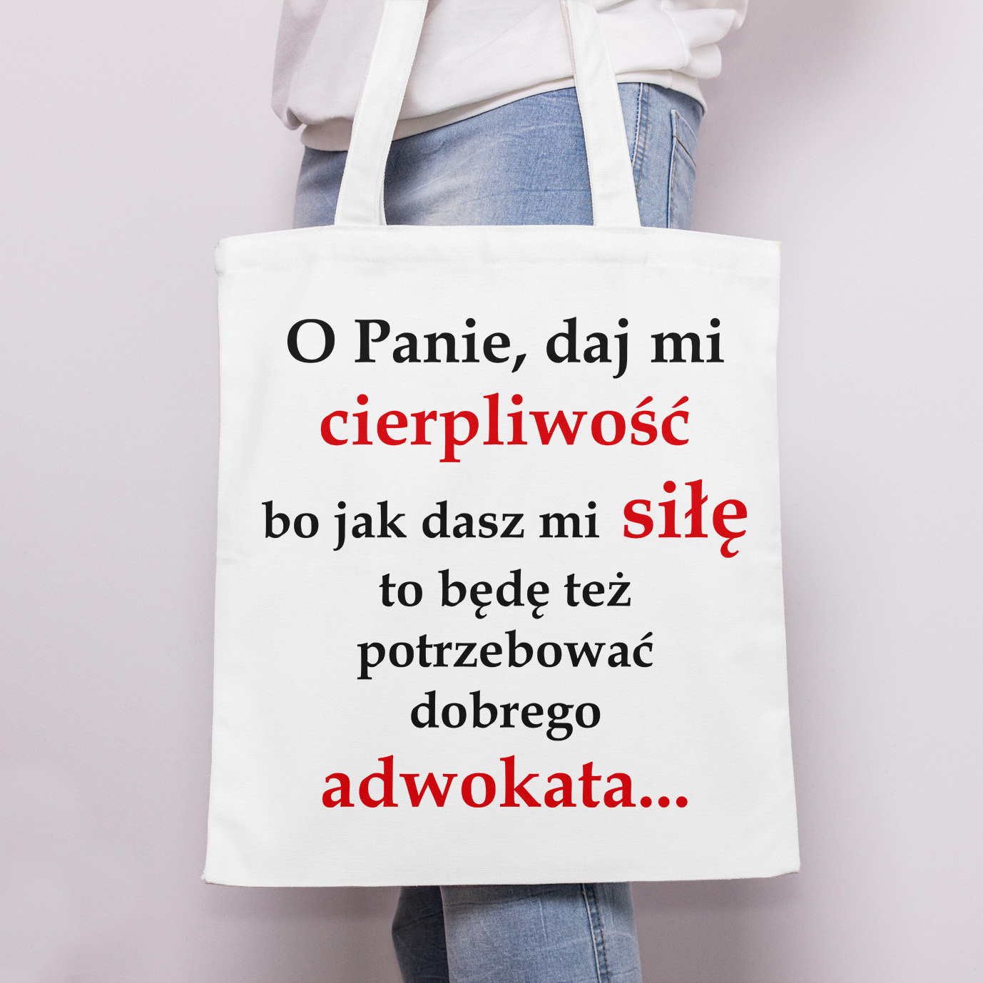 Poczpol O Panie, daj mi  cierpliwość - torba 42346-uniw