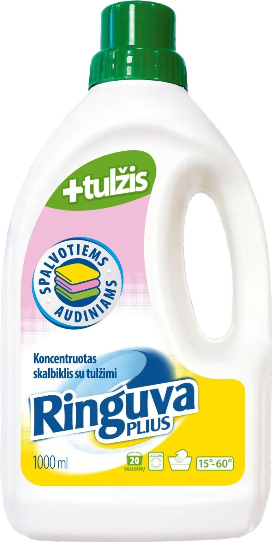 ringuva plius Płyn do płukania  RINGUVA PLIUS skystas skalbiklis su tulžimi spalvotiems audiniams 1 L