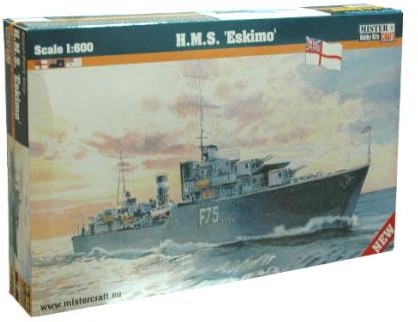 Model OLYMP AIRCRAFT statku HMS Eskimo S-92