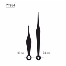 Atrix Wskazówki zegarowe czarne /YT83