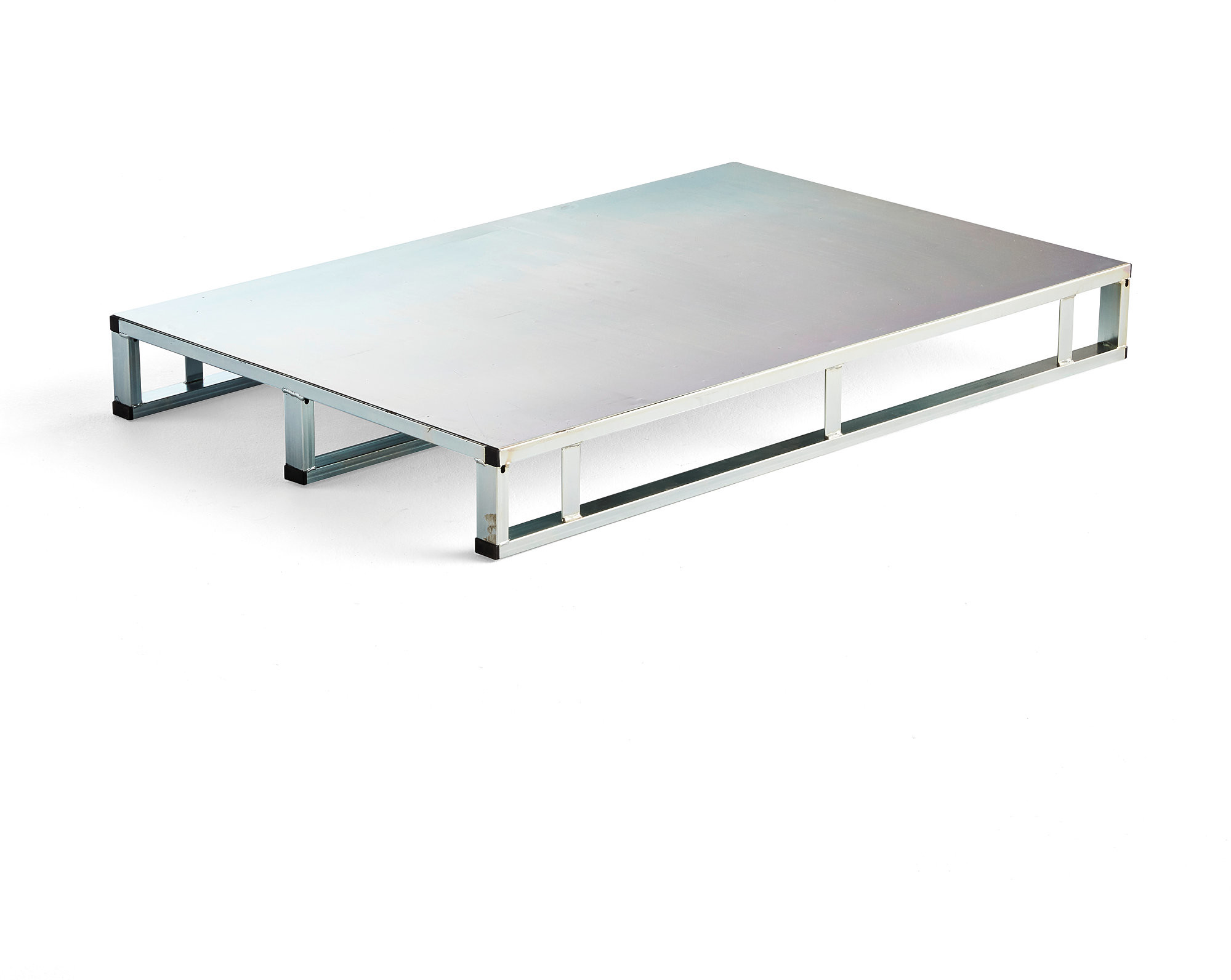AJ Produkty Paleta stalowa VOLUME z wypełnieniem z blachy, 1000 kg, 1200x800 mm
