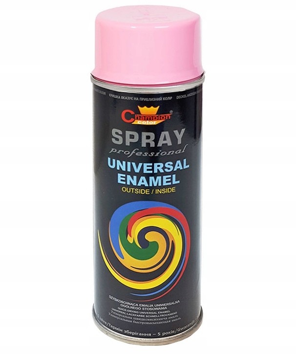 Champion Spray Uniwersalny RAL3017 Różowy 400ml emalia Cham