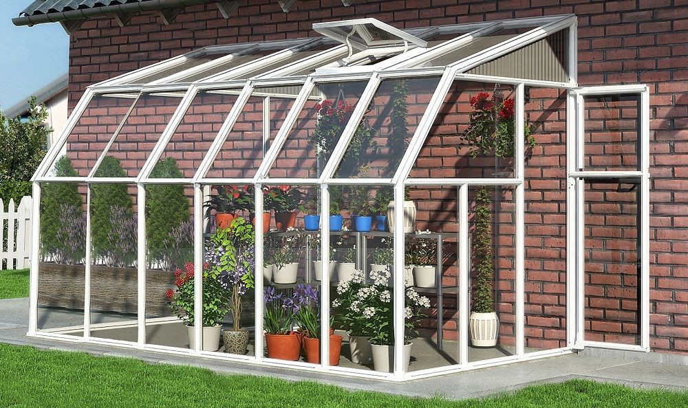 Palram Ogród zimowy z paneli Sun Room Palram 2 x 3,86 m biały PAL702064_3x702067_702062