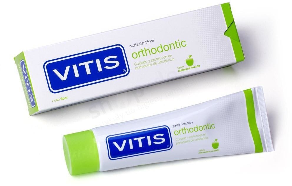 Vitis Pharma Orthodontic - Pasta do zębów dla osób noszących aparat ortodontyczny 100ml