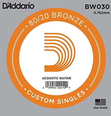 D'Addario z brązu Wound ball End Single Strings BW030