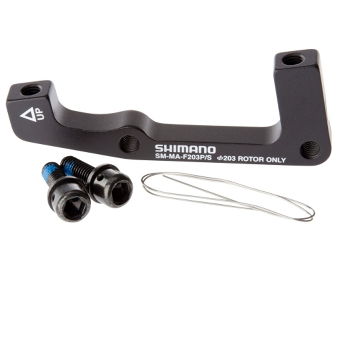 Shimano Adapter hamulca tarczowego SM-MA-F203 czarny / Rodzaj mocowania: PM-IS